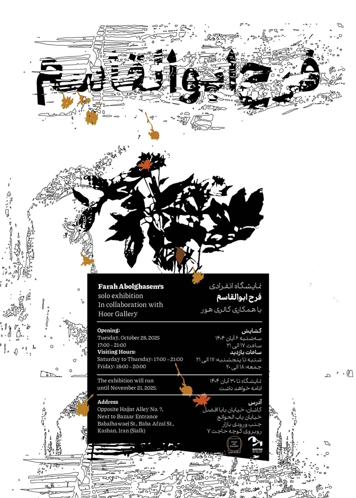 Farah Abolghasem's solo exhibition